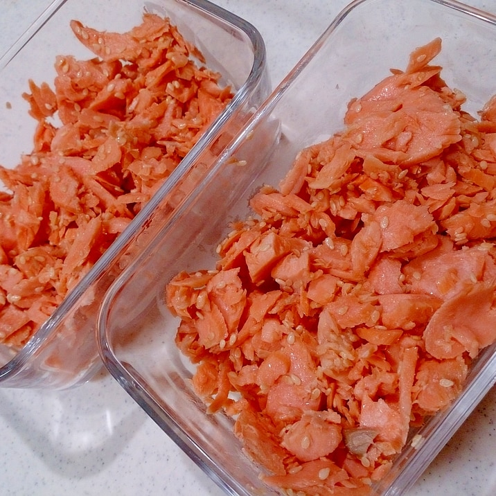 鮭そぼろ 鮭フレーク 冷蔵 冷凍保存 あると便利 レシピ 作り方 By Hideok8 楽天レシピ 鮭そぼろ 鮭フレーク 冷蔵 冷凍保存 あると便利 レシピ 作り方 By Hideok8 楽天レシピ